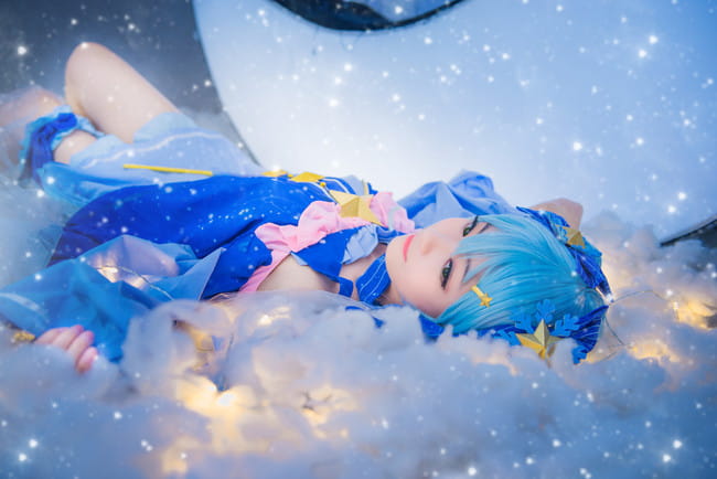 初音未来 星与雪的公主 cosplay