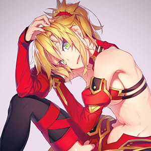 以红色的闪电之力追寻蓝色的背影 莫德雷德 头像