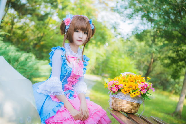 魔卡少女樱 小樱下午茶 cosplay