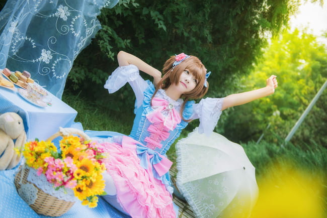魔卡少女樱 小樱下午茶 cosplay