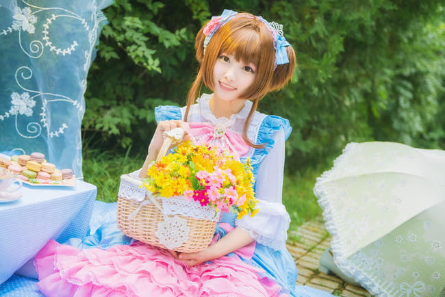 魔卡少女樱 小樱下午茶 cosplay