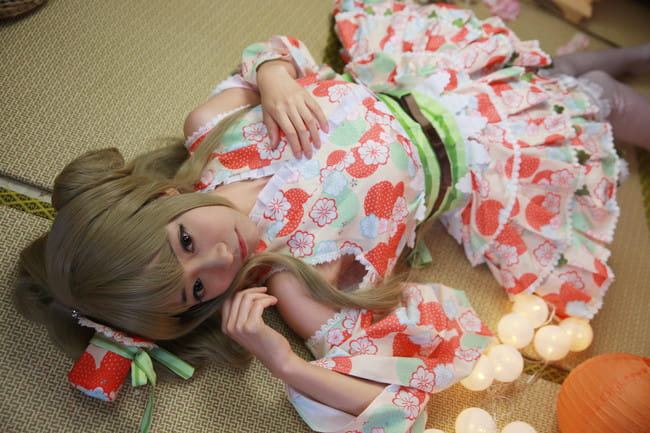 love live 南小鸟 浴衣觉醒 cosplay