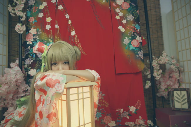 love live 南小鸟 浴衣觉醒 cosplay