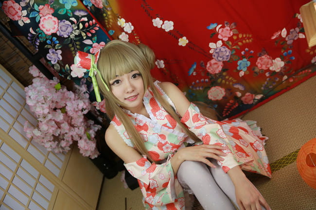 love live 南小鸟 浴衣觉醒 cosplay