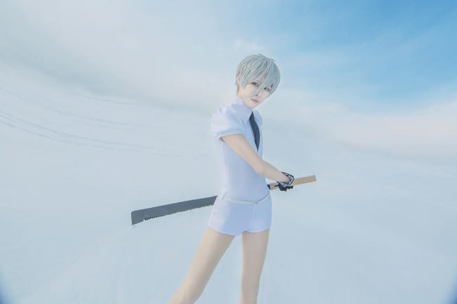 宝石之国 南极石cosplay图片