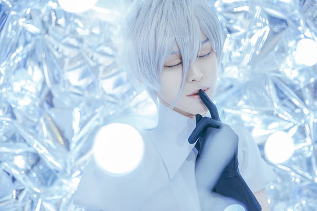 宝石之国 南极石cosplay图片