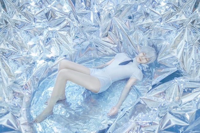 宝石之国 南极石cosplay图片