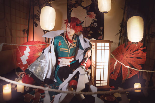 网易手游阴阳师 夜叉 cosplay图片