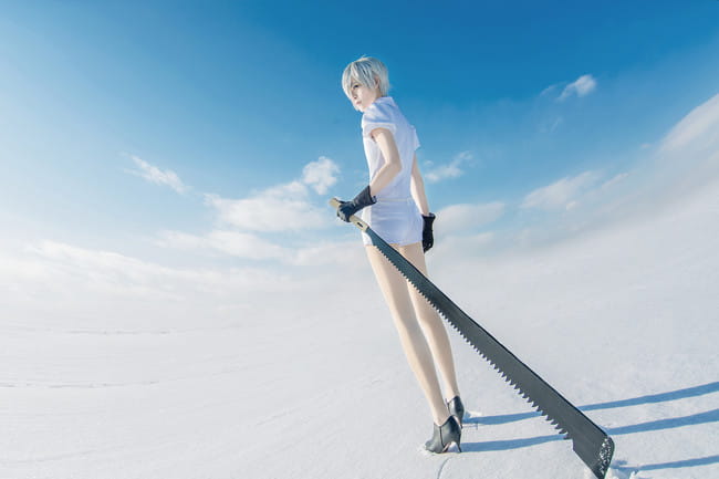 宝石之国 南极石cosplay图片