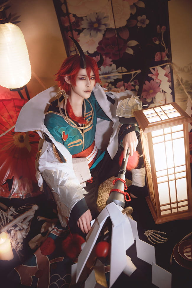 网易手游阴阳师 夜叉 cosplay图片