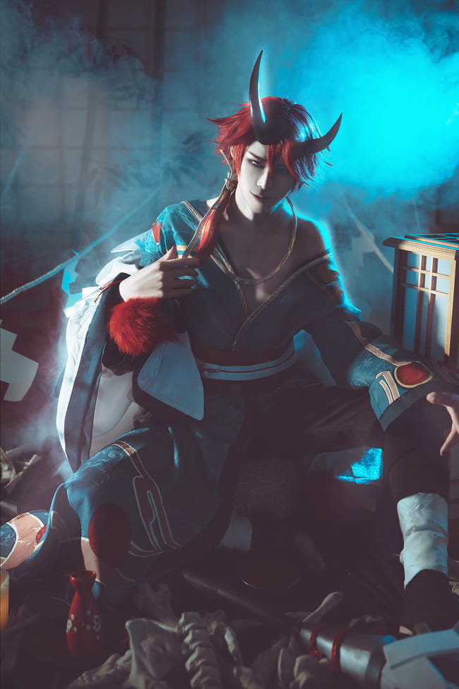 网易手游阴阳师 夜叉 cosplay图片