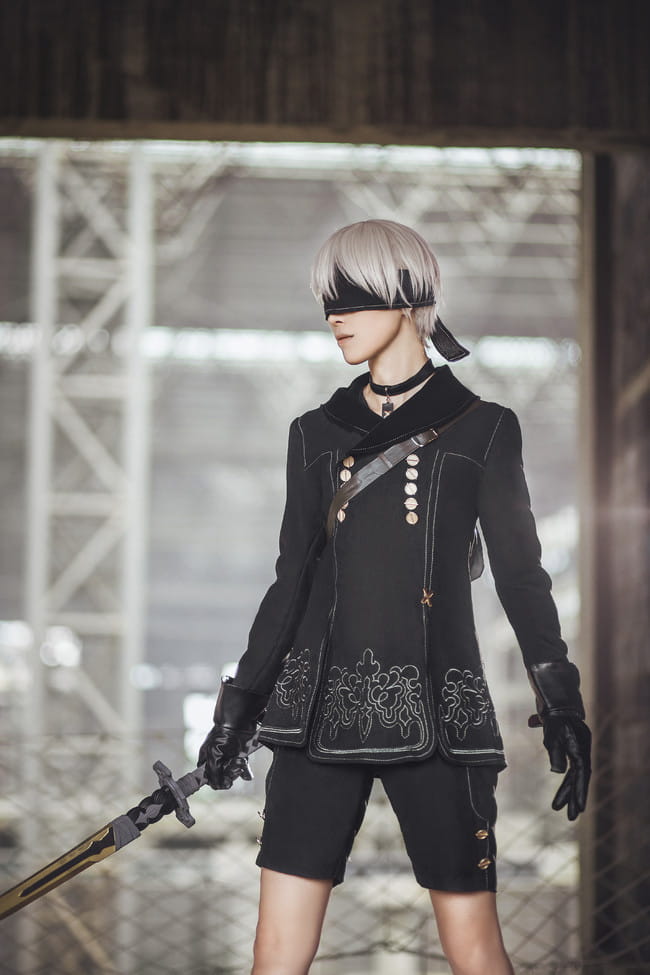 尼尔机械纪元 9S cosplay图片