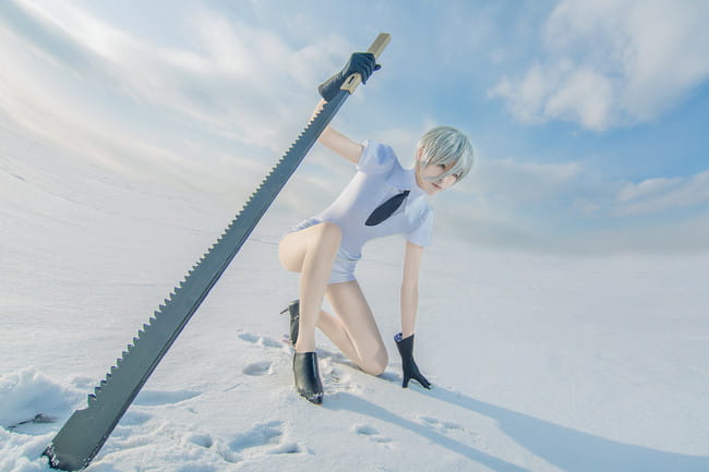 宝石之国 南极石cosplay图片