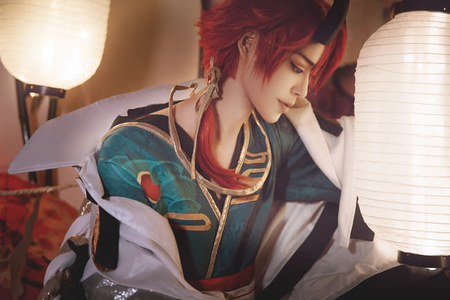 网易手游阴阳师 夜叉 cosplay图片