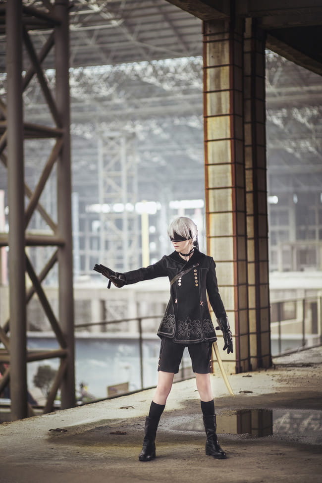 尼尔机械纪元 9S cosplay图片