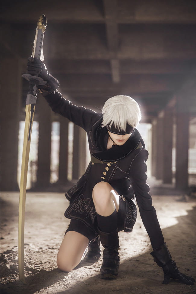 尼尔机械纪元 9S cosplay图片