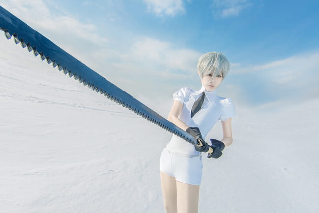 宝石之国 南极石cosplay图片