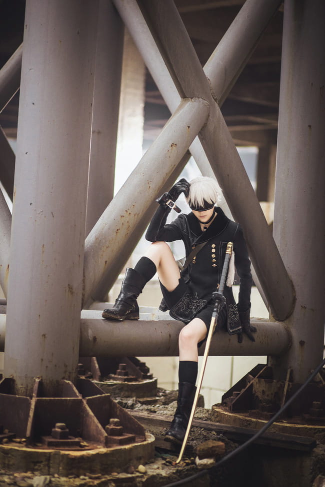 尼尔机械纪元 9S cosplay图片