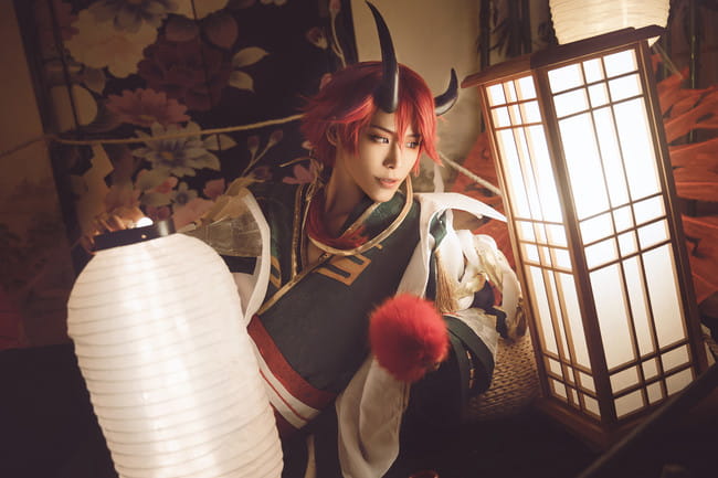 网易手游阴阳师 夜叉 cosplay图片