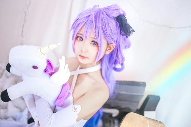 碧蓝航线 最强奶妈独角兽 cosplay