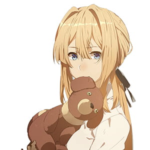 紫罗兰的永恒花园 二次元头像女生呆萌