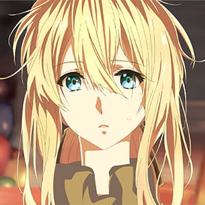 紫罗兰的永恒花园 二次元头像女生呆萌