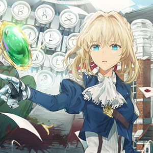 紫罗兰的永恒花园 二次元头像女生呆萌