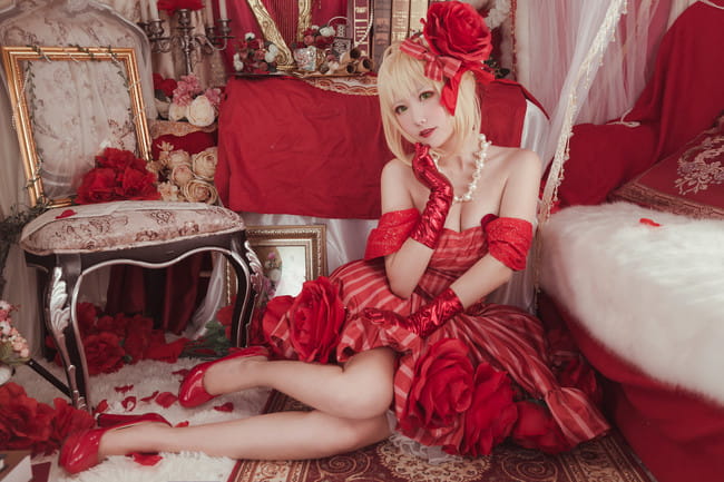 Fate Grand Order 暴君尼禄 cosplay图片