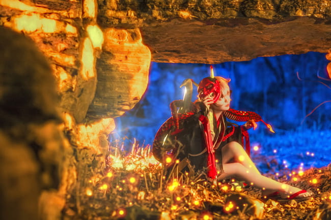 网易手游阴阳师 般若 cosplay图片