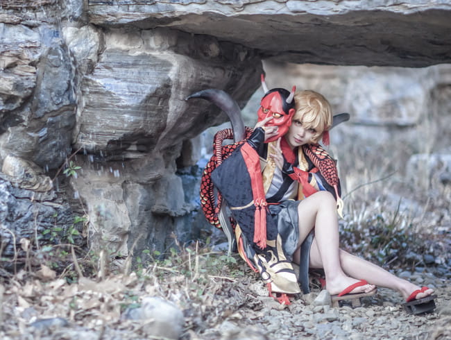 网易手游阴阳师 般若 cosplay图片