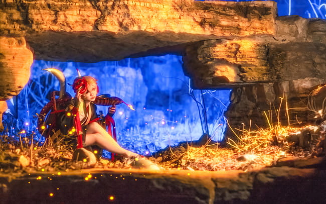 网易手游阴阳师 般若 cosplay图片