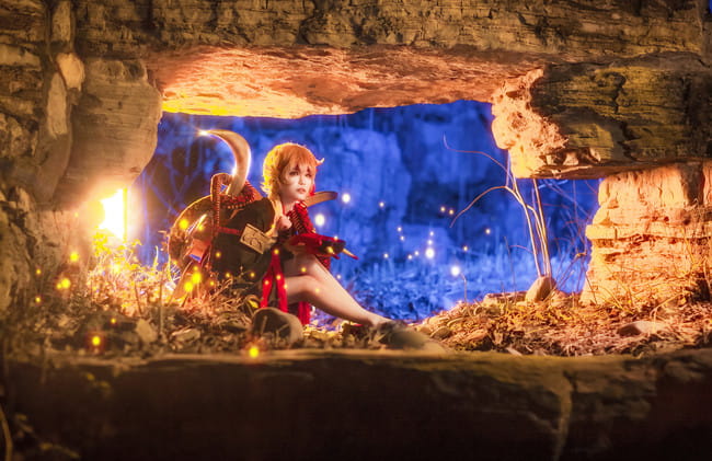 网易手游阴阳师 般若 cosplay图片