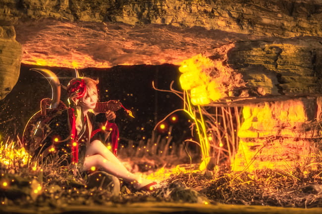 网易手游阴阳师 般若 cosplay图片