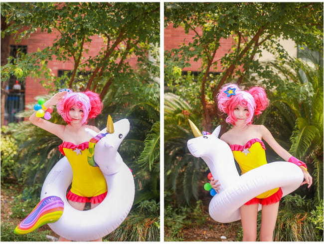 王者荣耀 重回纯真年代 小乔缤纷独角兽