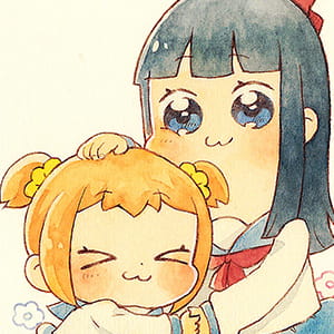 【pop子和pipi美的日常】 二次元头像女生呆萌