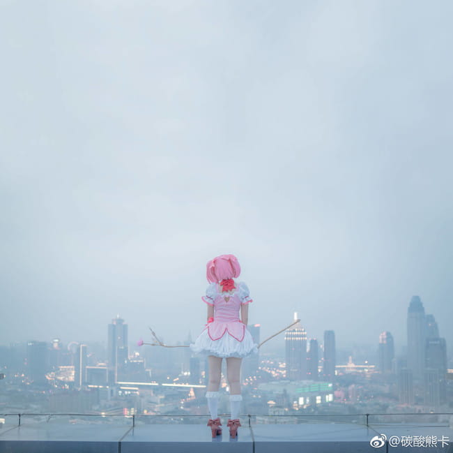 魔法少女小圆 魔法和奇迹都是存在的 鹿目圆香 cosplay