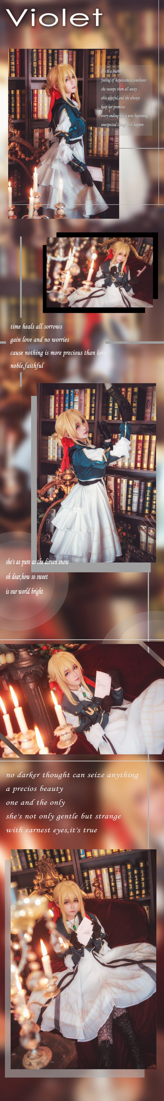 紫罗兰永恒花园 薇尔莉特 cosplay图片