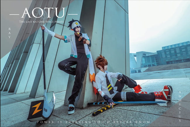 凹凸世界 雷狮x安迷修 cosplay