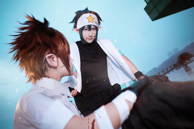 凹凸世界 雷狮x安迷修 cosplay