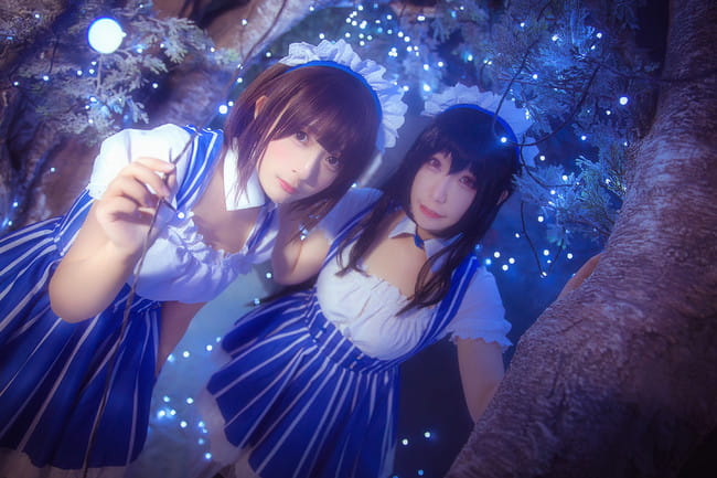 路人女主的养成方法 罗森女仆 cosplay