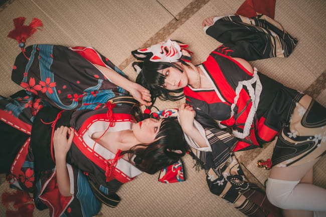 碧蓝航线 扶桑&山城 战列舰姐妹 cosplay