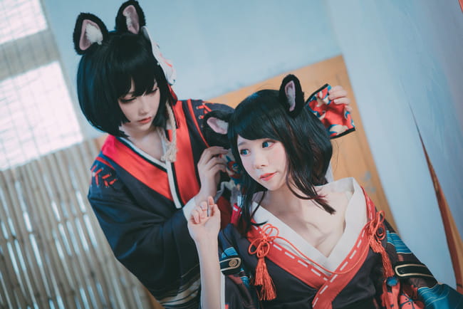 碧蓝航线 扶桑&山城 战列舰姐妹 cosplay