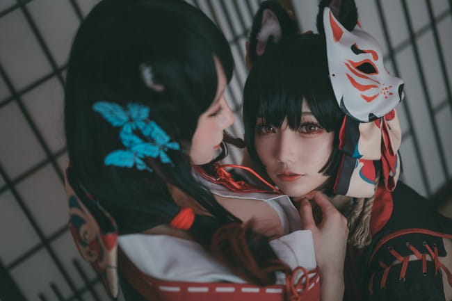 碧蓝航线 扶桑&山城 战列舰姐妹 cosplay