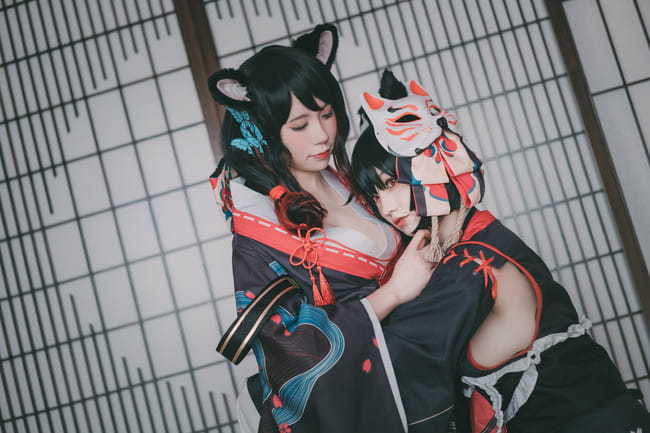 碧蓝航线 扶桑&山城 战列舰姐妹 cosplay