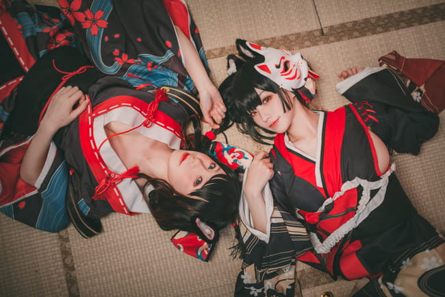 碧蓝航线 扶桑&山城 战列舰姐妹 cosplay