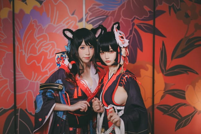 碧蓝航线 扶桑&山城 战列舰姐妹 cosplay