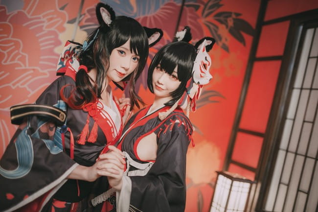 碧蓝航线 扶桑&山城 战列舰姐妹 cosplay