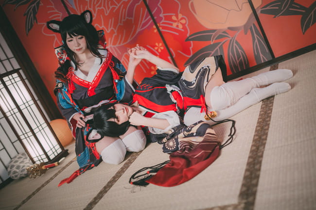 碧蓝航线 扶桑&山城 战列舰姐妹 cosplay