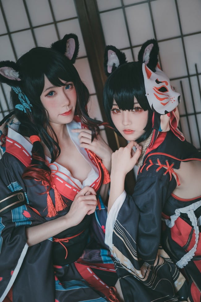 碧蓝航线 扶桑&山城 战列舰姐妹 cosplay