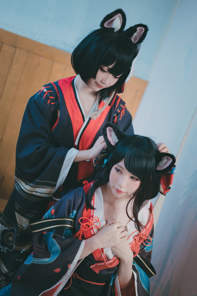 碧蓝航线 扶桑&山城 战列舰姐妹 cosplay